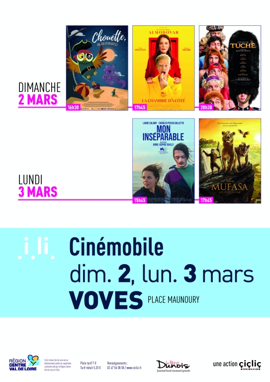 Cinémobile février mars 2025